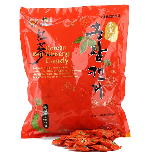 Kẹo Hồng Sâm Daedong Korean Red Ginseng Candy Hàn Quốc 250g