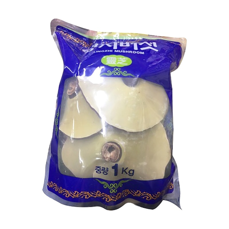 Nấm Linh Chi Vàng Hàn Quốc Túi Xanh Lingzhi Mushroom 1kg