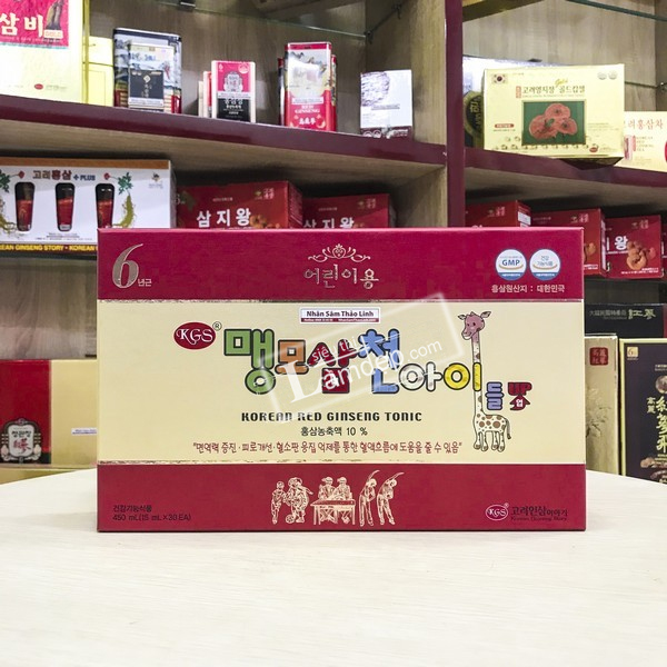 Nước Hồng Sâm Baby Hươu Cao Cổ KGC Korean Red Ginseng Tonic (15ml x 30 gói)