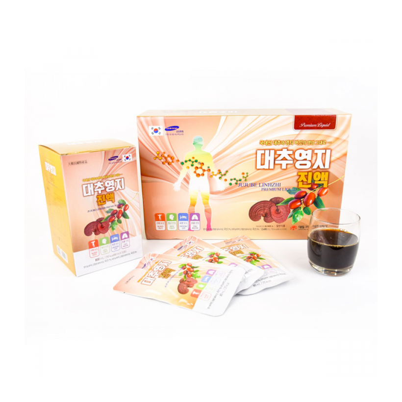 Nước Linh Chi Táo Đỏ Daedong Jujube Linhzhi Premium Liquid (80ml x 30 gói)