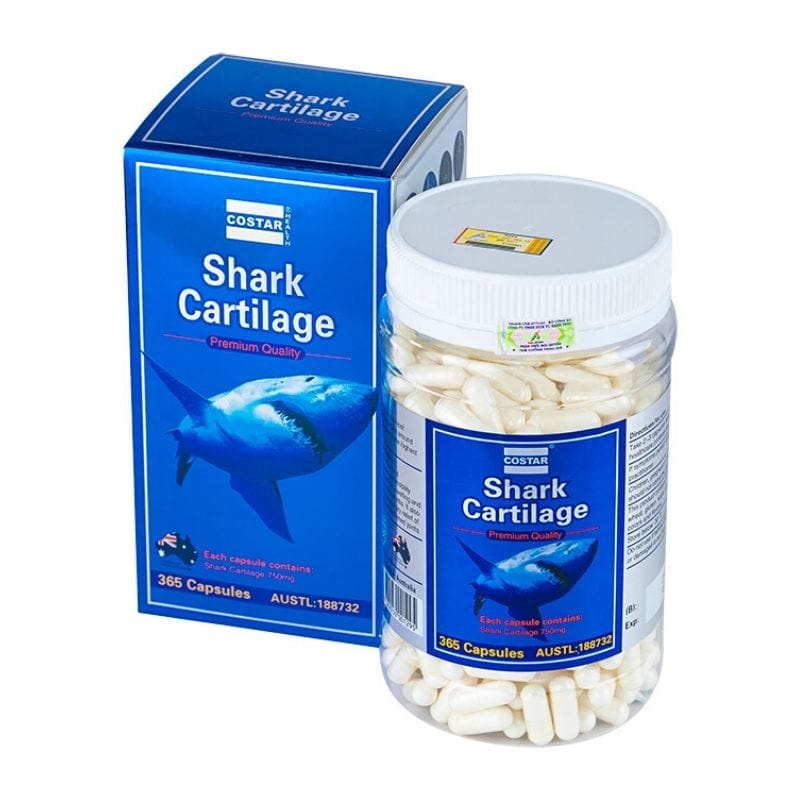Viên Uống Bổ Khớp Sụn Vi Cá Mập Costar Blue Shark Cartilage ( 750 mg x 365 Viên) Chính Hãng