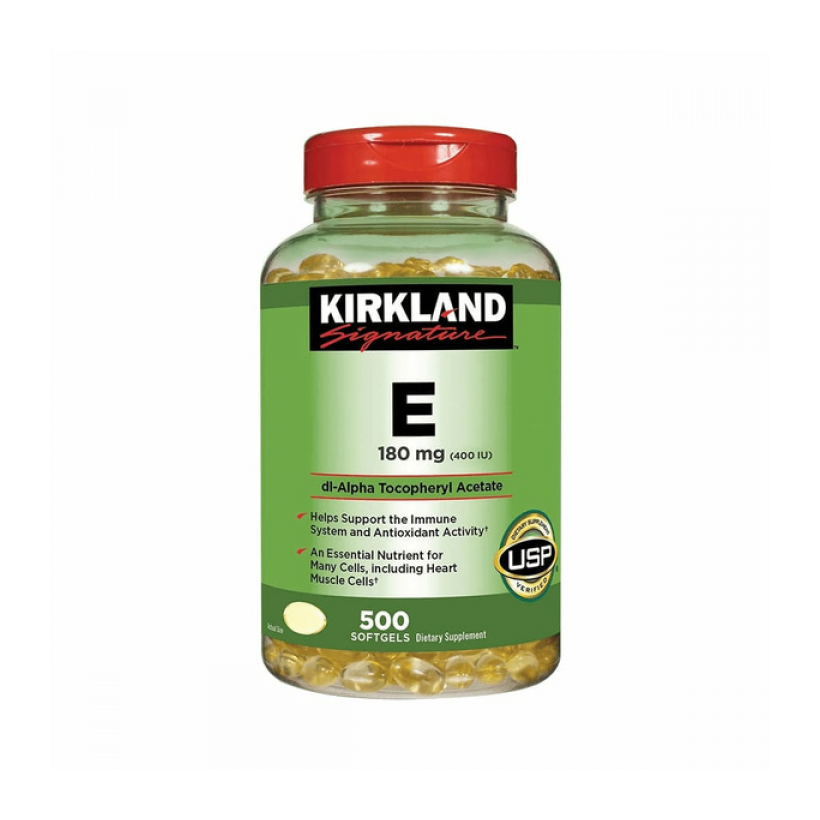 Viên Uống Vitamin E Kirkland Signature Vitamin E 400 IU 500 Viên
