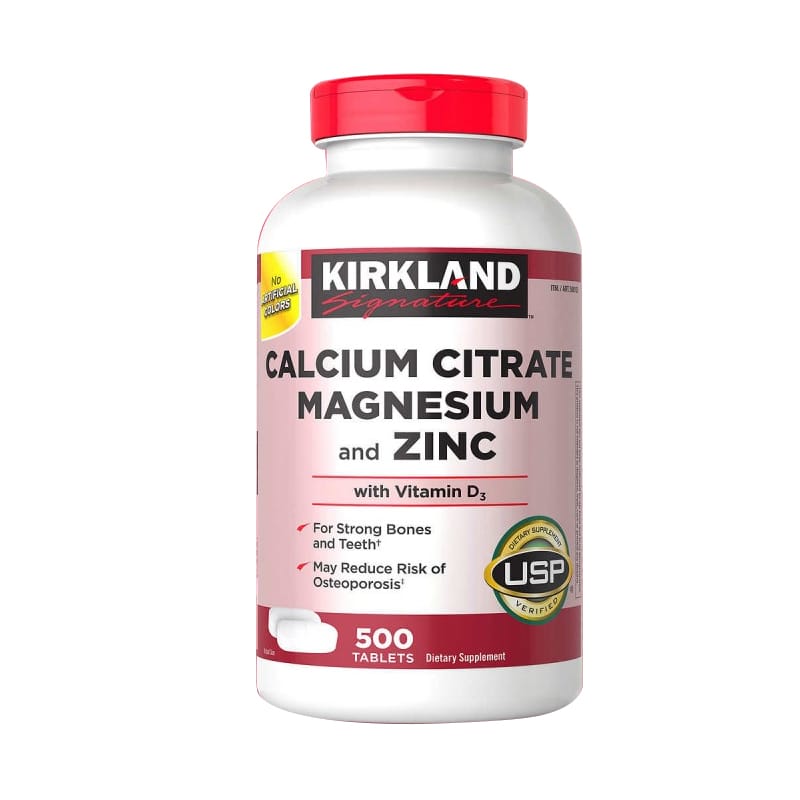 Viên Uống Bổ Khớp Kirkland Calcium Citrate Magnesium and Zinc Giá Tốt Nhất