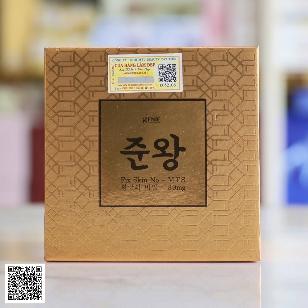 Kem giảm Sẹo Rỗ Đông Y Genie Non Fix Skin MTS Hoàng Cung Hàn Quốc