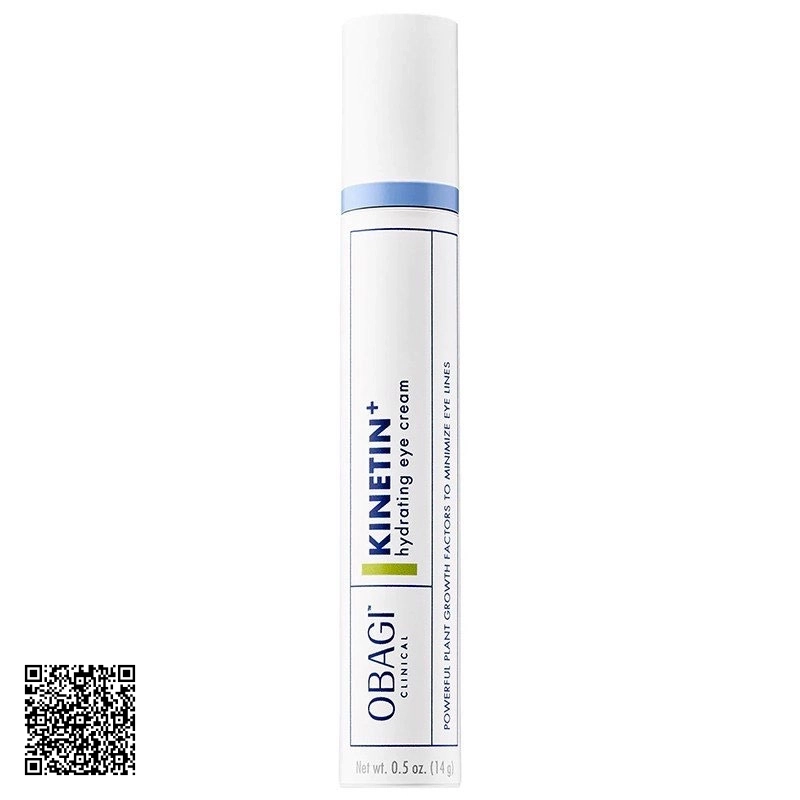 Kem dưỡng chống nhăn vùng mắt OBAGI CLINICAL Kinetin+ Hydrating Eye Cream Mỹ 14g