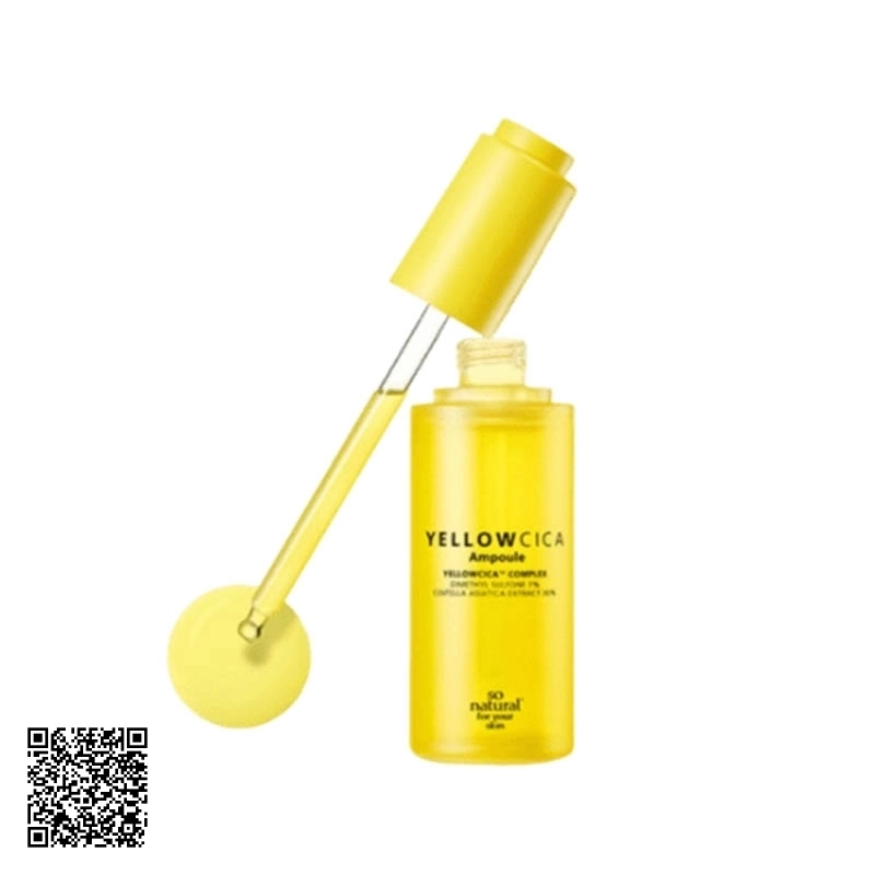 Serum Giảm Mụn Yellow Cica Ampoule SoNatural Của Hàn Quốc 50ml