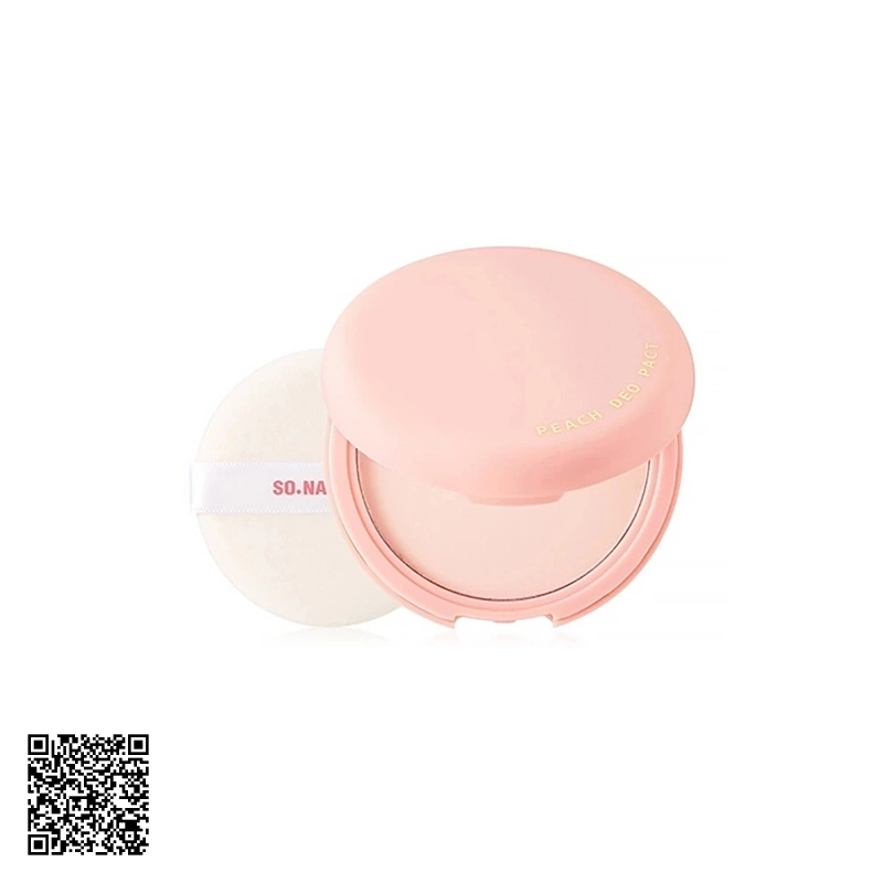 Phấn Nách So’Natural Peach Deo Pact Hương Đào Thơm Từ Hàn Quốc 10g