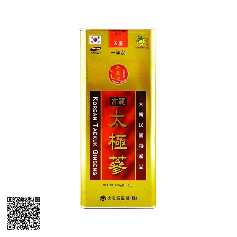 Thiên Sâm Thái Cực Củ Khô Daedong Korean Taekuk Ginseng Từ Hàn Quốc 600g