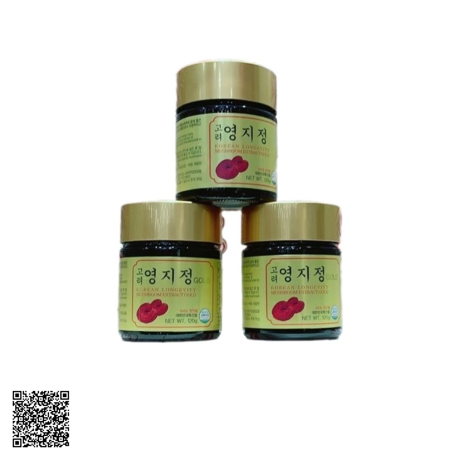 Cao Linh Chi Sao Vàng SamSung Korean Longevity Mushroom Extract Gold Từ Hàn Quốc 3 Lọ