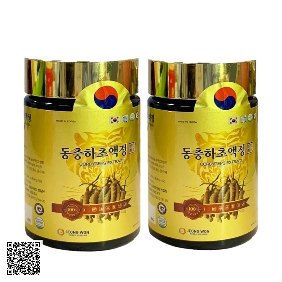 Cao Đông Trùng Hạ Thảo Jeong Won Cordyceps Extract For Tea Từ Hàn Quốc 2 Lọ