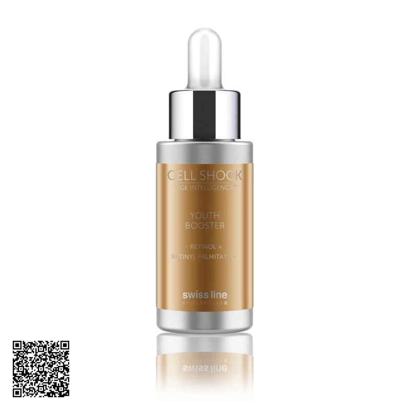 Tinh Chất Trẻ Hóa Da Swissline Cell Shock Age Intelligence Youth Booster Từ Thuỵ Sĩ 20ml