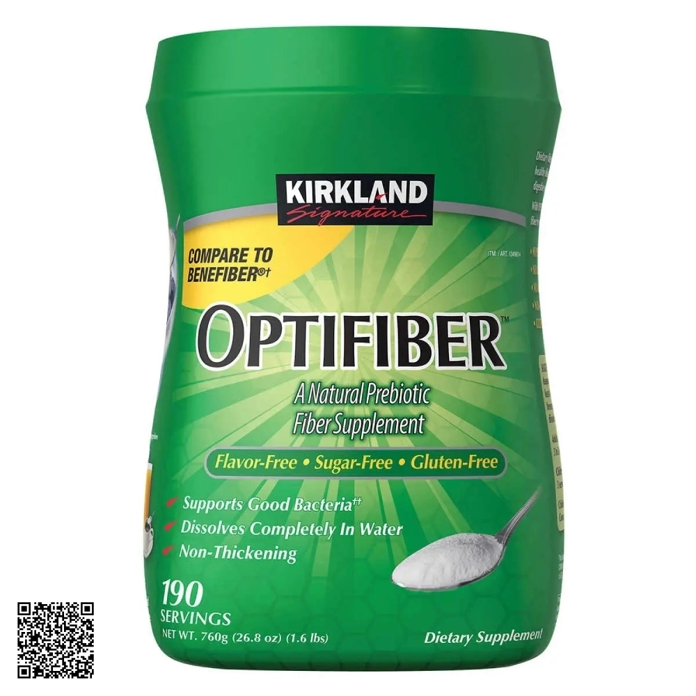 Bột Hòa Tan Bổ Sung Chất Xơ Kirkland Optifiber Từ Mỹ 730g