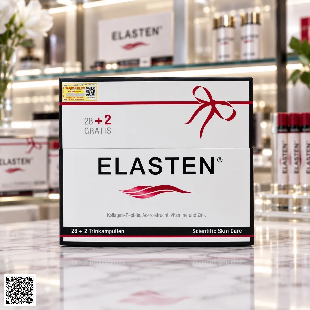 Nước Uống Collagen Elasten Scientific Skin Care Từ Đức Hộp 3ml x 30 Ống
