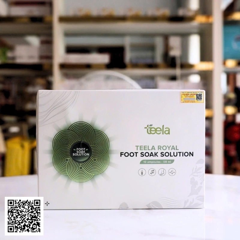 Ngâm Chân Teela Royal Foot Soak Solution Hộp 10 Lọ