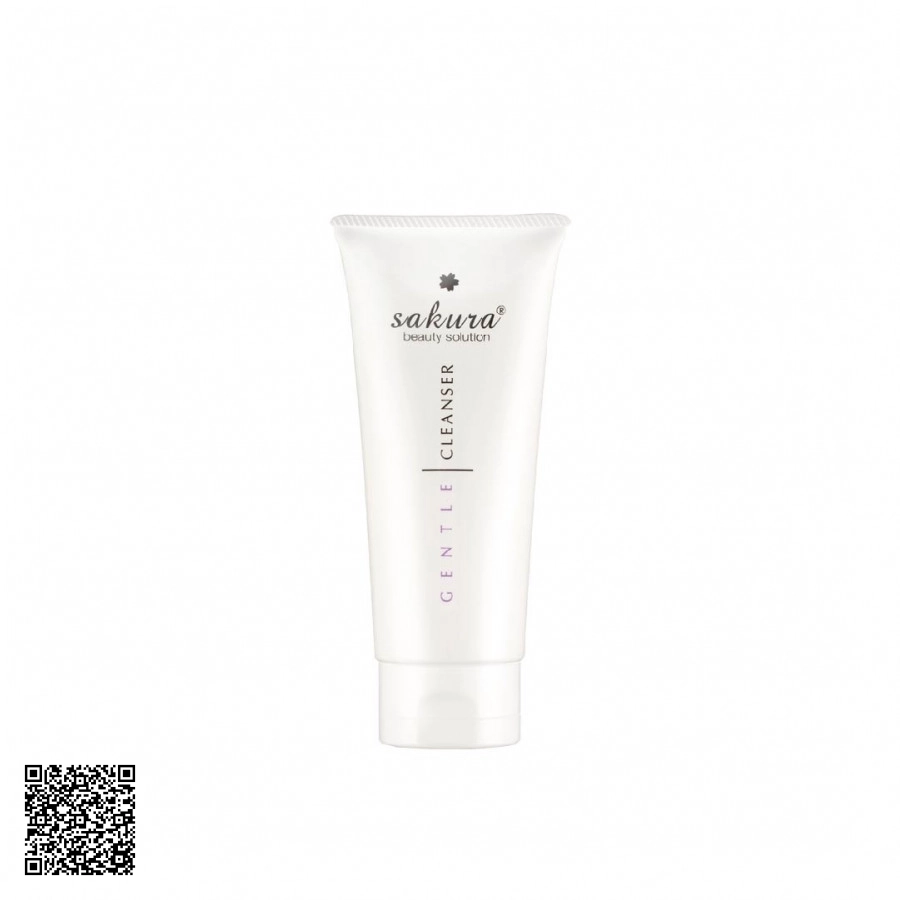 Sữa Rửa Mặt Sakura Gentle Cleanser Làm Sạch Dịu Nhẹ Cho Da Nhạy Cảm 100ml Từ Nhật Bản