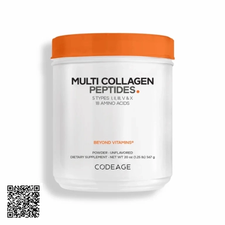 Codeage Multi Collagen Peptides Mỹ Collagen Bột 567g