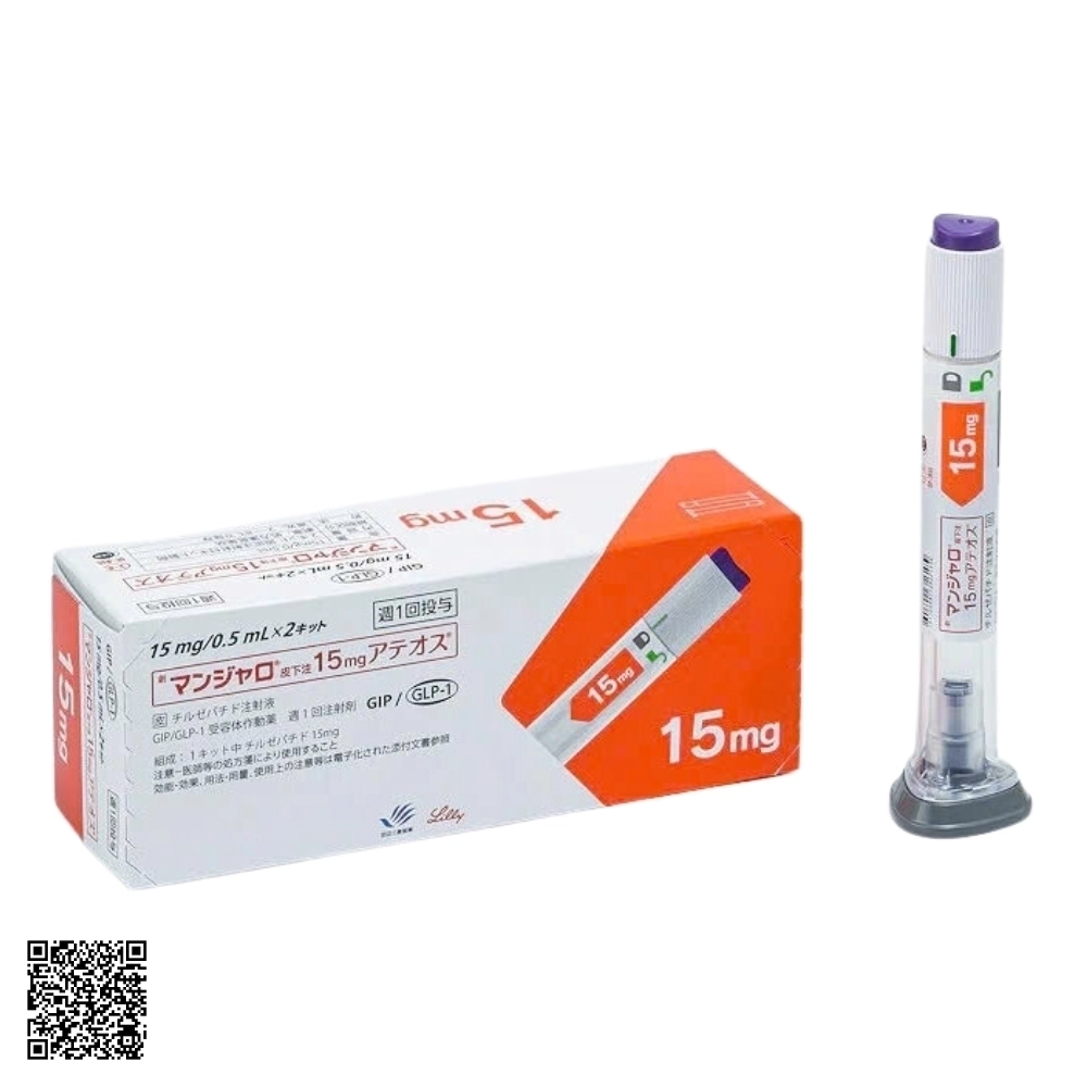 Bút Tiêm Giảm Cân Mounjaro GLP-1 Tirzepatide 15MG Từ Nhật Bản