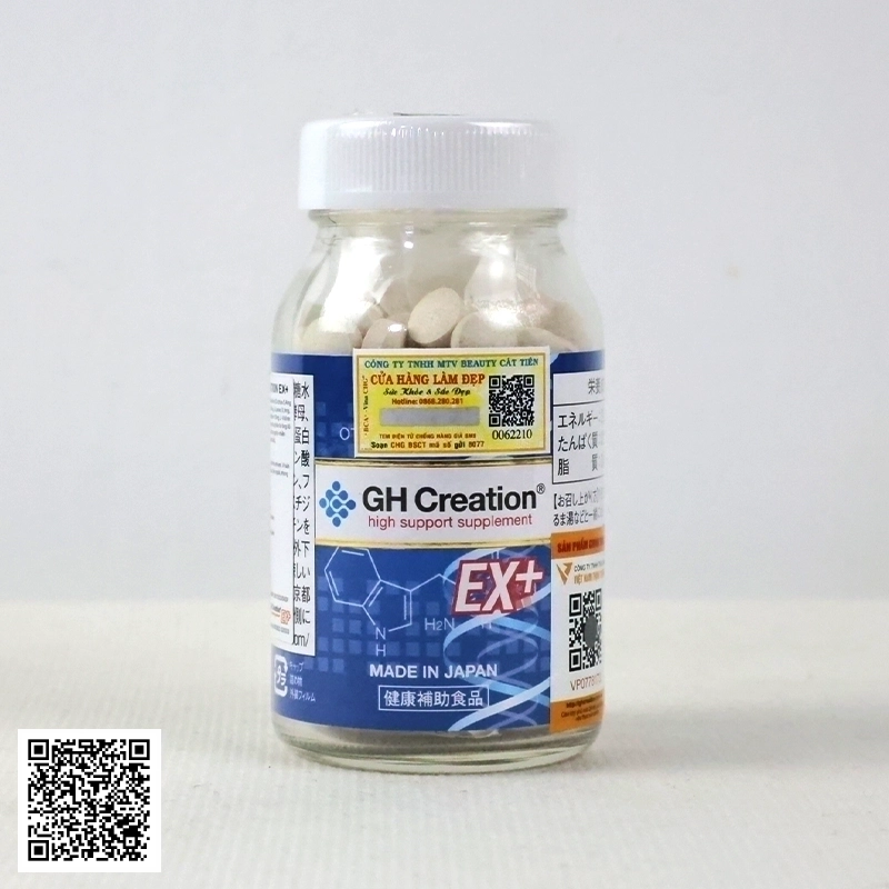 Viên Uống Tăng Chiều Cao GH Creation EX+ Từ Nhật Bản 270 Viên